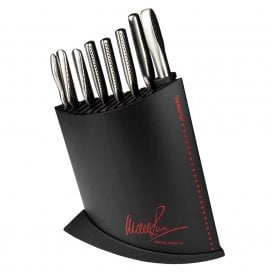 Global 10 Piece MRJ Knife Block Set in Black