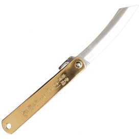 Miyamoto Musashi Folding Knife - Brass Handle