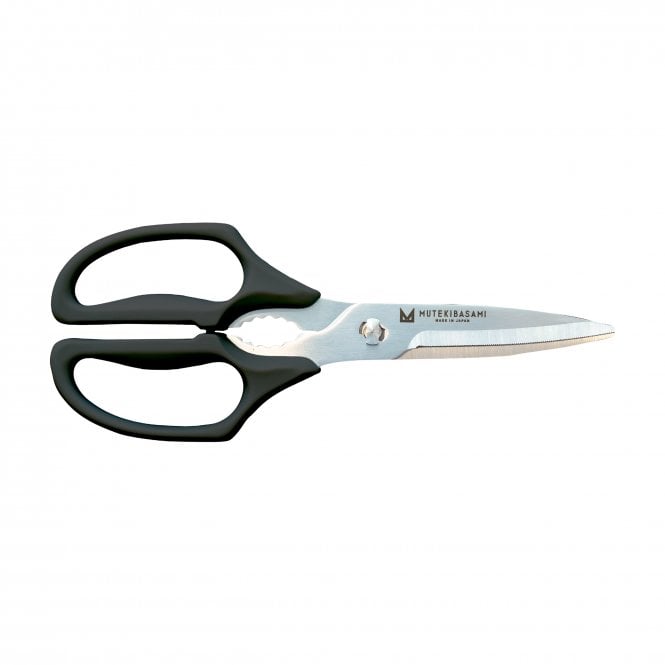 Muteki Basami MTKB23-BK Kitchen Scissors Black Handle