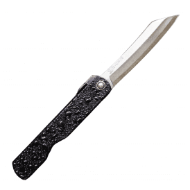 Higonokami Handmade Folding Carving Knife Black Handle 75mm