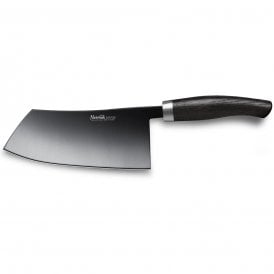 Nesmuk Janus 18cm Chinese Chef's Knife in Bog Oak Handle