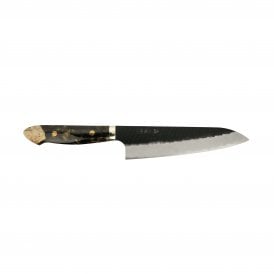 Nigara Hamono SG2 Kurouchi Tsuchme Gyuto 210 - custom western handle