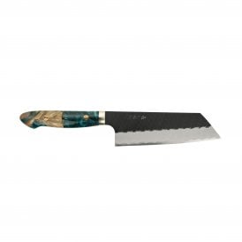Nigara Hamono SG2 Kurouchi Tsuchme Nakiri 180 - Custom Western Handle