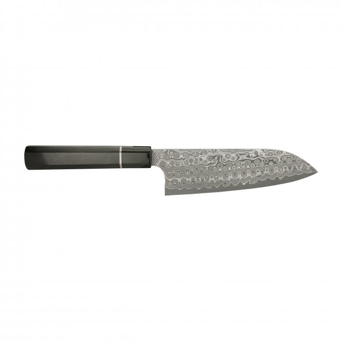 Nigara Hamono NIGH-02/D-ES Nigara Hamono Damascus SG-2 Santoku Knife