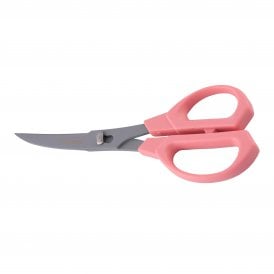 NIK-CU-18P Kitchen Scissors Curvy Pink