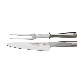 Pro Balance 2 Piece Carving Set (Straight Fork)