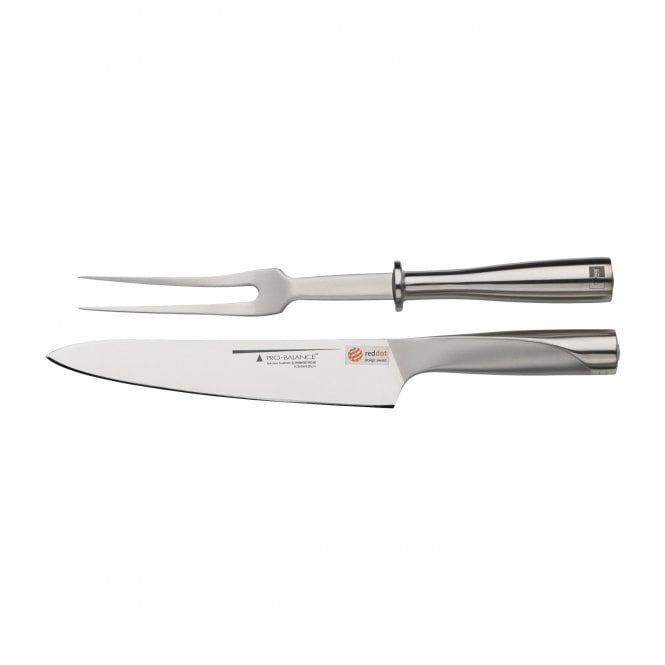 Pro Balance Knives Pro Balance 2 Piece Carving Set (Straight Fork)