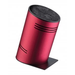 Pro-Balance Stainless Steel Knife Block, Red