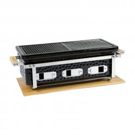 Rectangular Shichirin Konro & Yakitori Grill – Authentic Japanese Table BBQ for 4–8 People | LARGE 800850