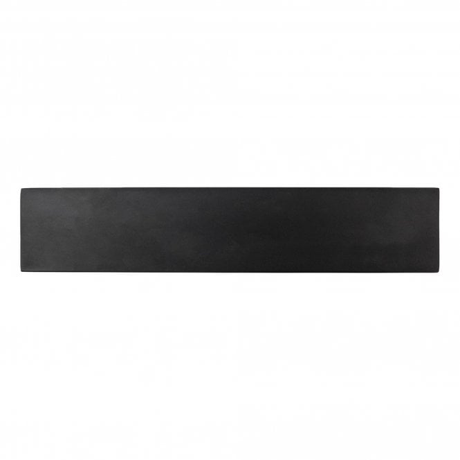 Rockingham Forge 30cm Magnetic Rubber Wood Knife Rack with Wall Fixings, Cherry Black
