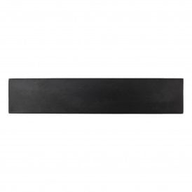 30cm Magnetic Rubber Wood Knife Rack with Wall Fixings, Cherry Black