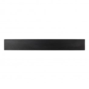 Rockingham Forge 45cm Magnetic Rubber Wood Knife Rack with Wall Fixings, Cherry Black