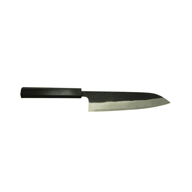 Sakoda Hamono Hot Forged, Shirogami (White #2) Carbon Steel, Gyuto, with Red Sandalwood Handle (210mm)