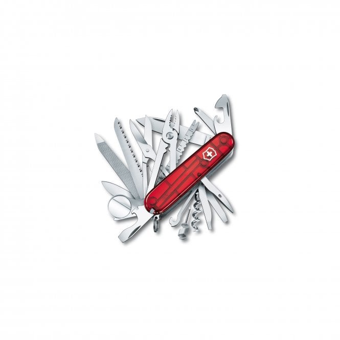 Swiss Army Knives Swiss Champ, 91 mm, red transparent