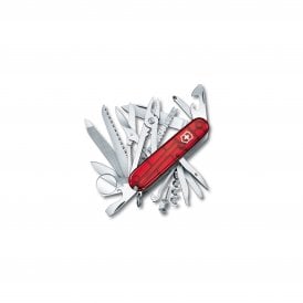 Swiss Champ, 91 mm, red transparent