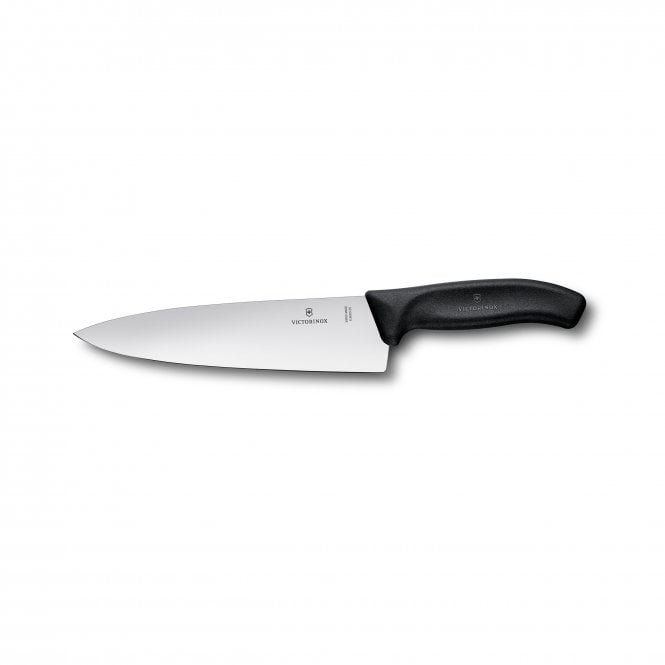 Swiss Classic Chef's knife, 20cm, Straight, Black