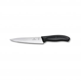 Chef's knife, normal, 15cm, black,
