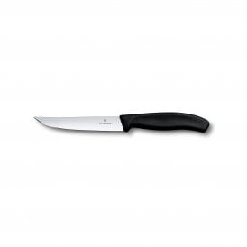 Steak knife, 12cm, straight, black