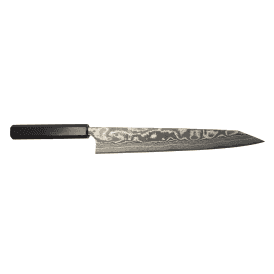 Takeshi Saji - Kiritsuke Sujihiki (270mm) VG-10 Nickel Damascus