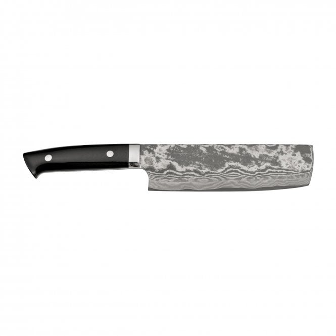 Takeshi Saji Takeshi Saji VG-10 Damascus  16.5cm Vegetable Knife with Black Mikarta Handle
