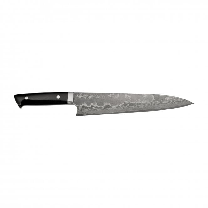 Takeshi Saji Takeshi Saji VG10 Damascus 24cm Gyuto with Black Mikarta Handle
