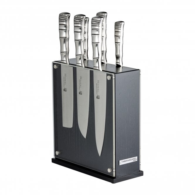 Tamahagane Bamboo SNK-116M/SET7/B 7 Piece Knife Block Set