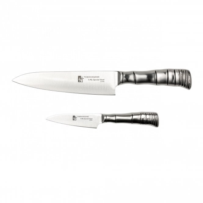 Tamahagane Bamboo TK-110609 2 Piece Boxed Knife Set