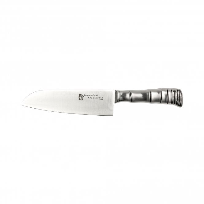 Tamahagane Bamboo TK-1114 Santoku Knife 17.5cm