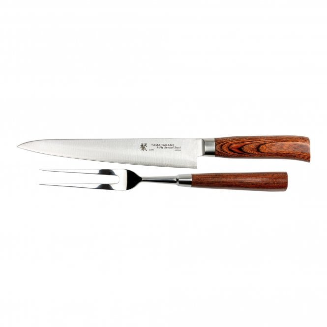 Tamahagane San SN-2122 2 Piece Carving Knife Set in Case