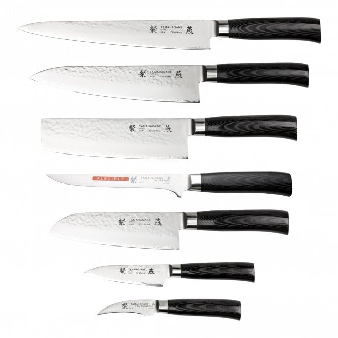 Tamahagane San Tsubame SNMH-CHEF/8 8 Piece Chef Case Set