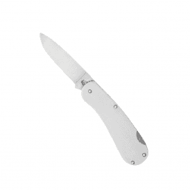 All Stainless Drop Point Lock Knife