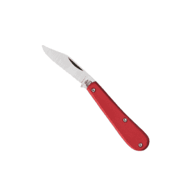 Clip Blade Pocket Knife â€“ Red Handle