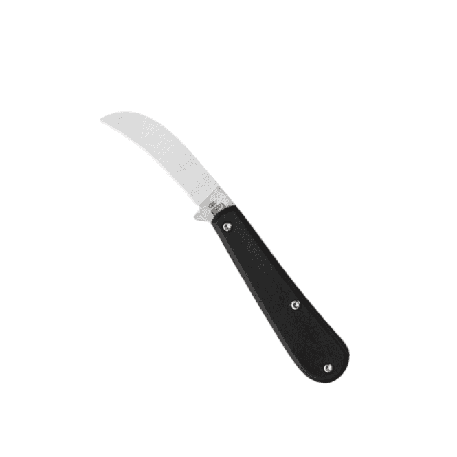 Taylors Eye Witness Peach Pruner Pocket Knife â€“ Black Handle