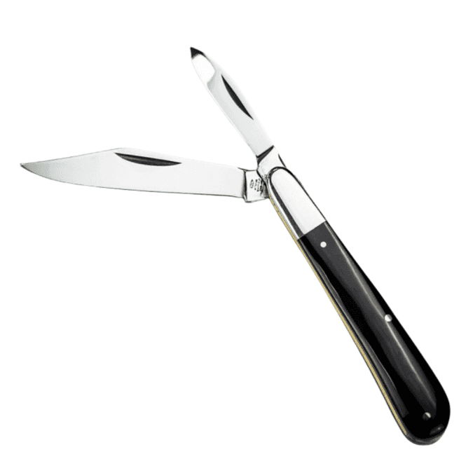 Taylors Eye Witness Twin Blade Gentlemanâ€™s Clip Point Pocket Knife â€“ Buffalo Horn