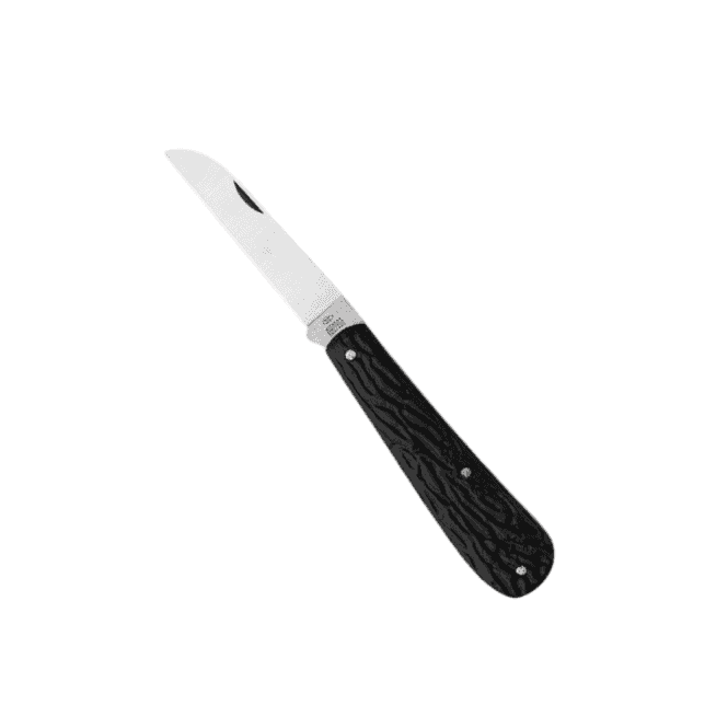Taylors Eye Witness Unbolstered Lambfoot Pocket Knife â€“ Black Imitation Stag