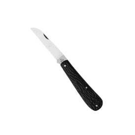 Unbolstered Lambfoot Pocket Knife â€“ Black Imitation Stag