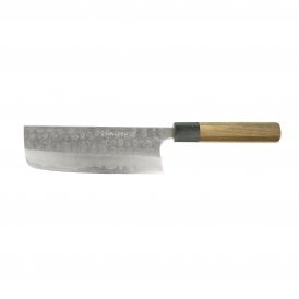 TNK-T165NA-WN Katsuto Tanaka Tsuchime Super Aogami 16.5cm Nakiri Knife