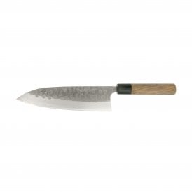 TNK-T210GY-WN Tanaka Tsuchime Aogami Super 21cm Chef's/Gyuto Knife