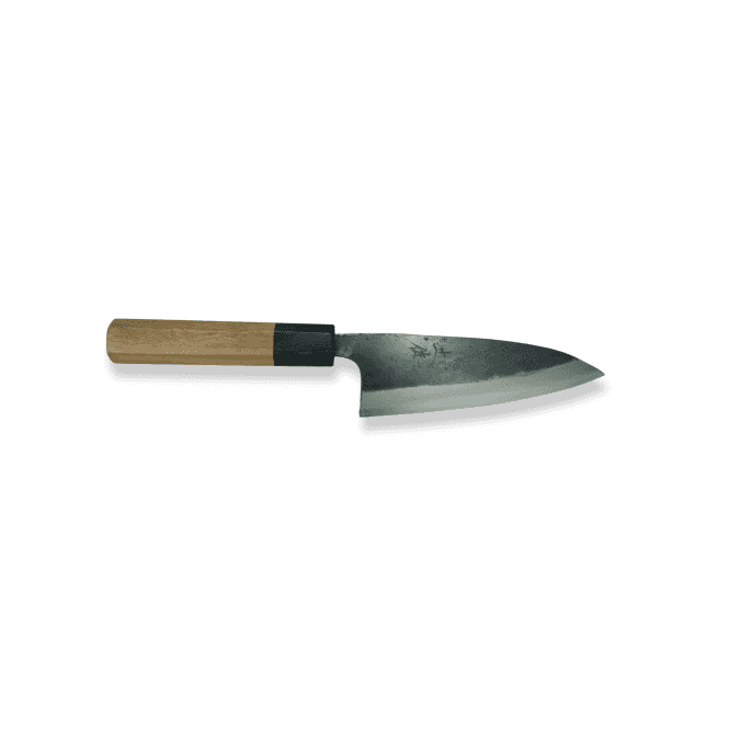 Yamashin Tosa Hot Forged Shirogami Santoku 135mm — Made by Yamashin