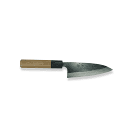 Tosa Hot Forged Shirogami Santoku 135mm — Made by Yamashin