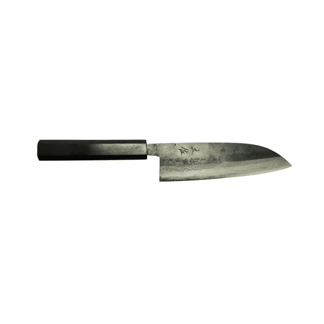 Tosa Knives Tosa Knives - Santoku (165mm) Aogami Kurouchi Damascus