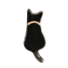 Ushiro Neko Black Cat Chopstick Rest