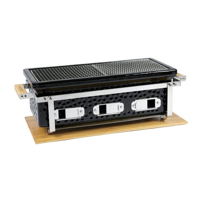Yakiniku Rectangular Shichirin Konro & Yakitori Grill – Authentic Japanese Table BBQ for 4–8 People | LARGE 800850