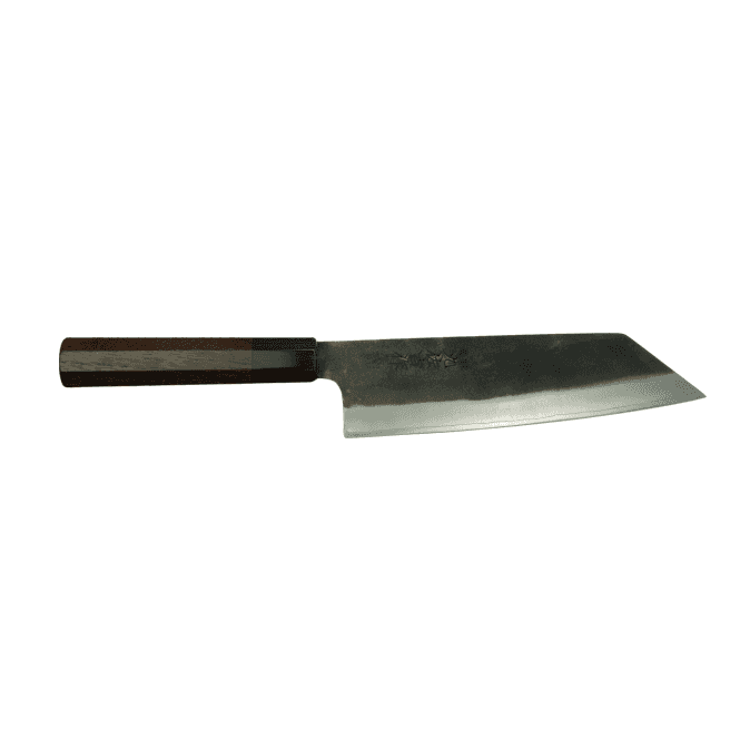 Yoshida Hamono Yoshida Hamono Kyusakichi ZDP189 Black- Based Forged Bunka Rosewood Octagon 190mm