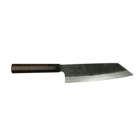 Yoshida Hamono Kyusakichi ZDP189 Black- Based Forged Bunka Rosewood Octagon 190mm