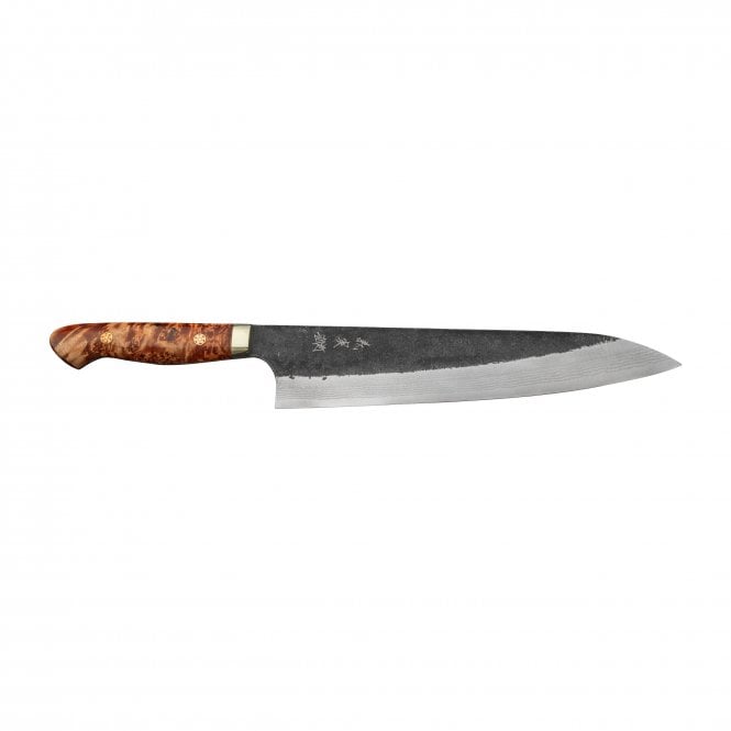 Yoshimi Kato Yoshimi Kato AS Kurouchi Damascus Gyuto240 with Maple wood handle