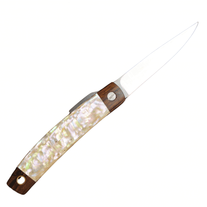 Yoshimi Kotoh Kotoh Folding Knife VG10 - White Abalone Shell